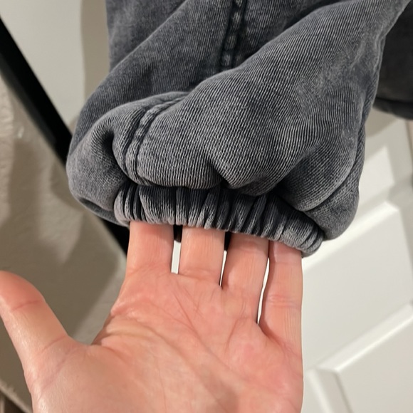 NWT Forever 21 Plus Size Mineral Wash Jacket 2X-Dark Grey/Black Mineral wash - Picture 7 of 7